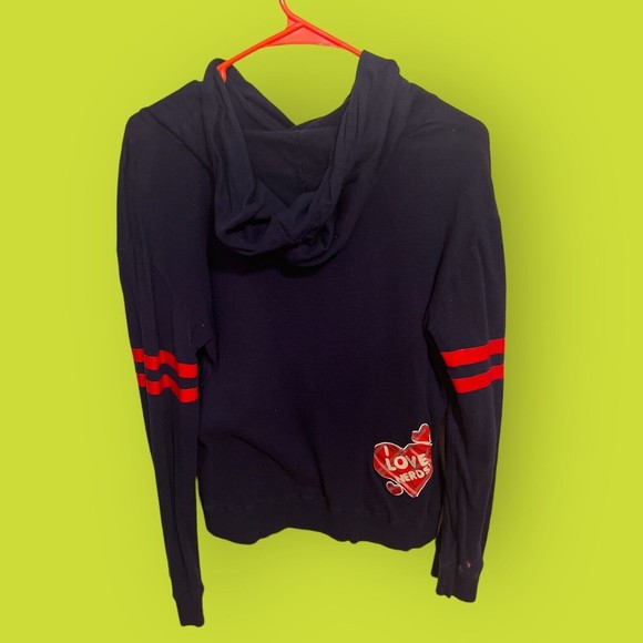 Disney Parks Womens Medium Mickey Mouse Nerd Hoodie Medium Some Stains & Weat - Picture 7 of 9